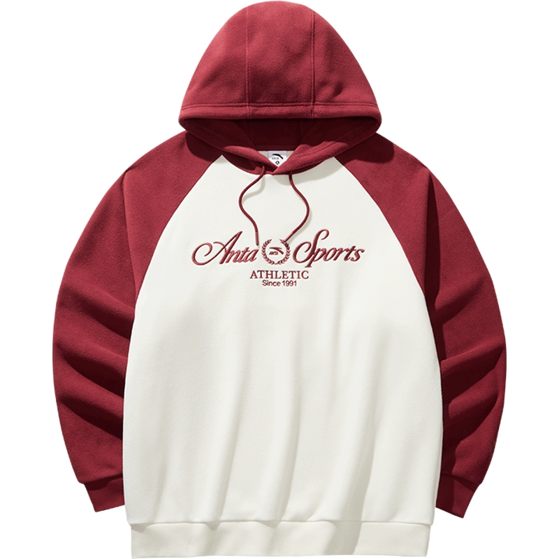 安踏连帽卫衣男女同款摇粒绒卫衣