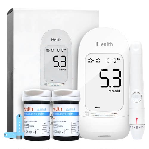 九安医疗iHealth血糖仪试纸条EGS-2000家用血糖测试仪AG-607自动
