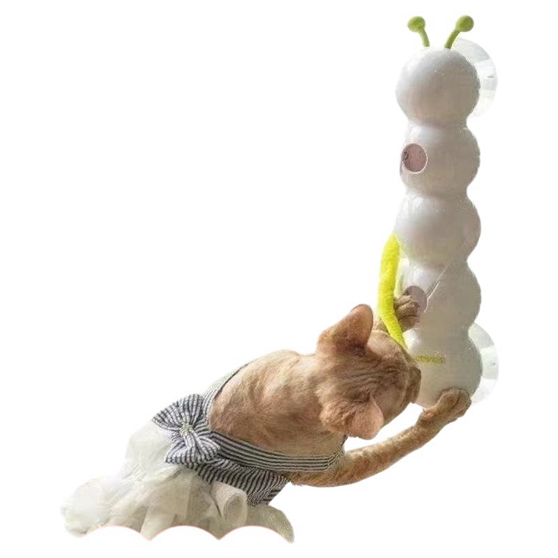 宠物毛毛虫智能感应电动猫咪玩具自动逗猫神器逗猫棒猫玩具