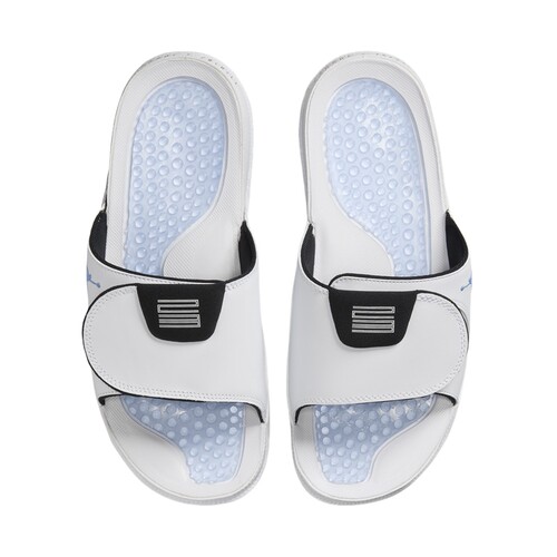 Nike耐克男拖鞋JORDAN HYDRO XI白蓝休闲沙滩鞋一字拖FN2452-104