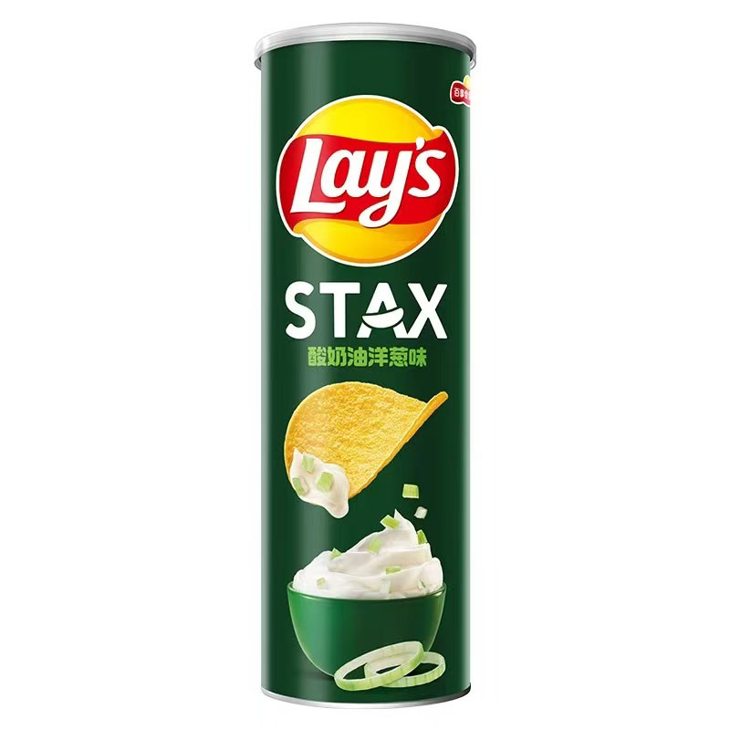 乐事薯片90g罐装桶装酸奶洋葱味黑松露味小吃膨化休闲零食追剧