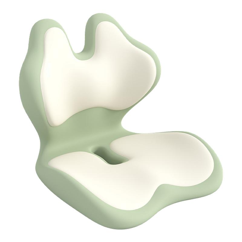 办公室护腰坐垫工位久坐神器尾椎减压美臀垫记忆棉椅垫靠背一体式