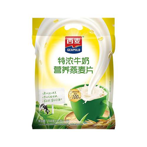 燕麦片西麦牛奶燕麦片营养饱腹