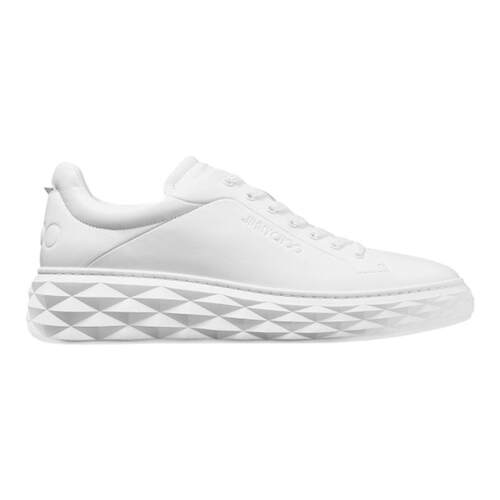 JIMMYCHOO/白色皮革厚底休闲鞋