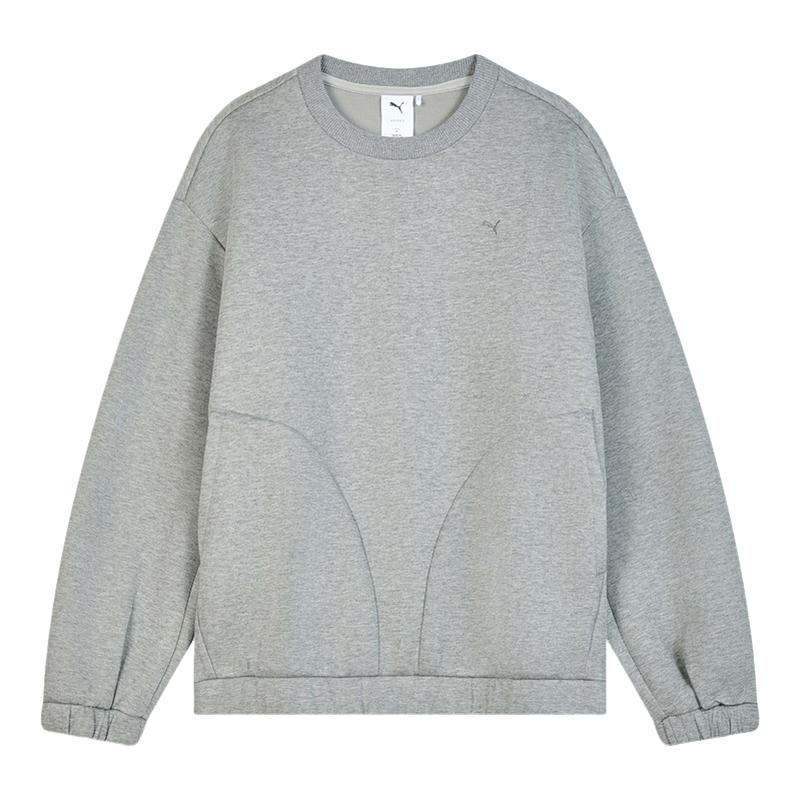 PUMA彪马套头衫冬季新款男女运动休闲简约宽松圆领卫衣 633474-63