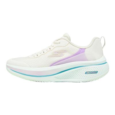 Skechers斯凯奇女鞋厚底缓震跑步鞋撞色拼接运动鞋 129002/OFWT