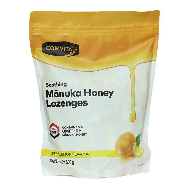 新西兰原装进口Comvita康维他麦卢卡蜂蜜润喉糖果护嗓子薄荷柠檬