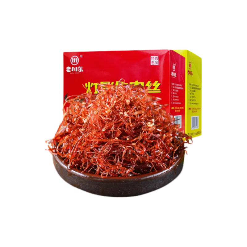 老川东灯影牛肉丝260g独立包装小袋四川特产麻辣零食酥脆嚼劲十足