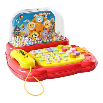 儿童电话机玩具仿真多功能手机0-1宝宝3婴幼儿早教益智音乐风雪琴