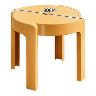 塑料小凳子家用矮凳加厚可叠放客厅风车凳儿童浴室坐凳简约圆板凳