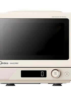 美的小滋味2.0家用微波炉平板微烤炸一体空气炸烤箱变频新品C15