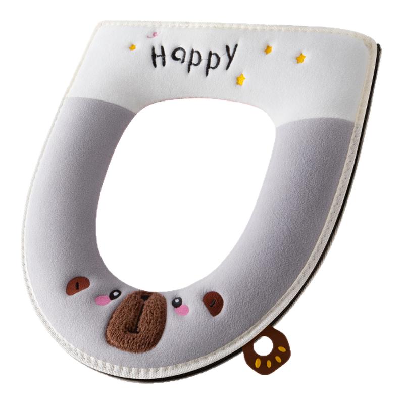 马桶垫四季通用加厚马桶坐垫拉链