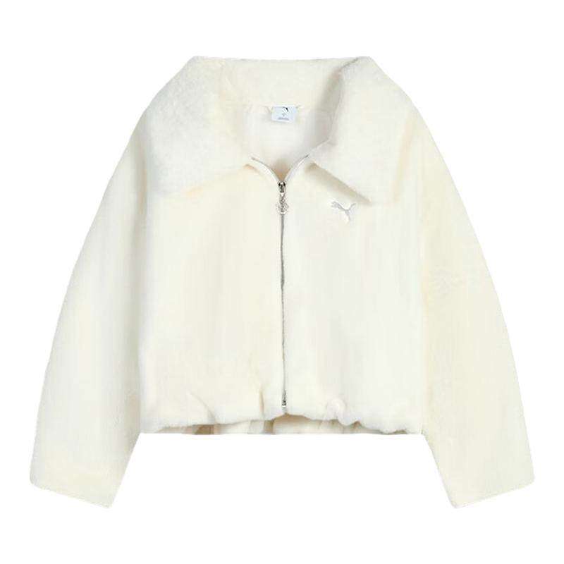 PUMA彪马官方保暖宽松加厚仿皮草短款休闲外套女冬夹克636172-91,运动服/休闲服装,运动茄克/外套,淘宝优惠券,粉丝福利购,淘宝优惠卷