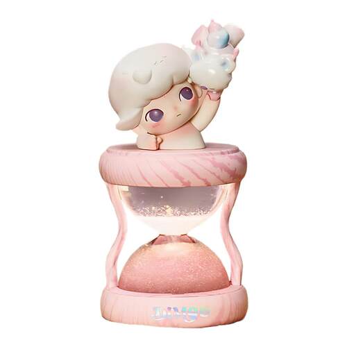 壹号POPMART泡泡玛特DIMOO限定时光系列发光沙漏水晶球盲盒周边