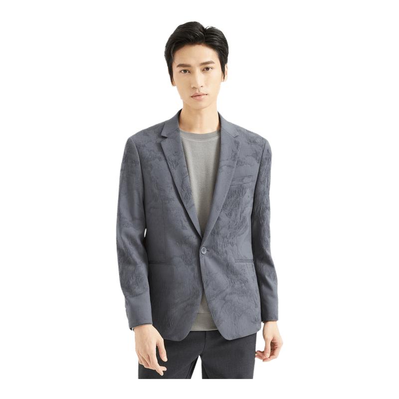 【简洁利落】利郎青年商务西服男2025秋商务休闲西装外套Q4QDX09