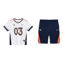 【速干套装】Nike 3brand儿童装男童冰丝短袖T恤短裤夏季运动透气