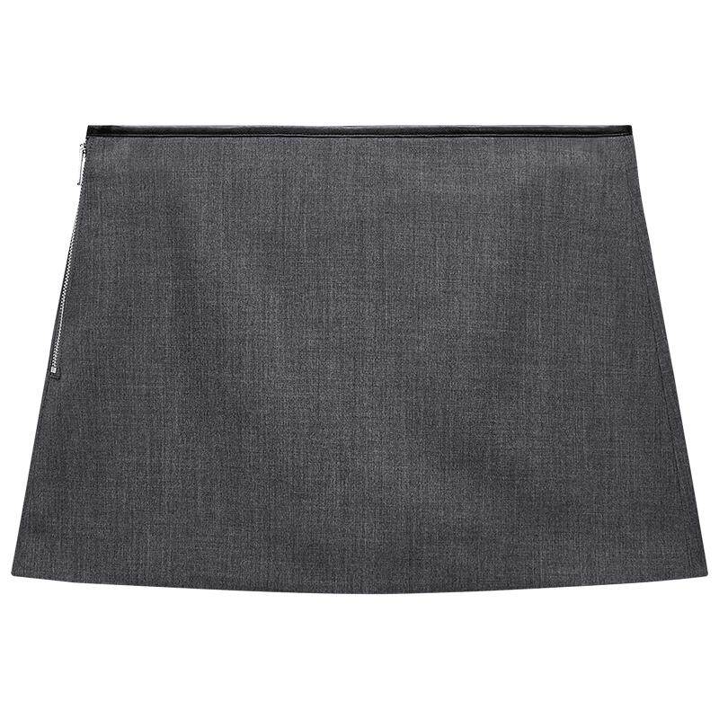 奚梦瑶同款OCHIRLY欧时力弹力低腰a字半身裙裙子短裙春季