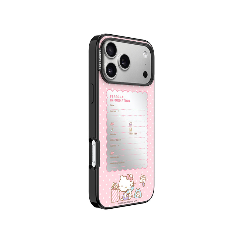 【白日梦手帐本&middot;手机壳】PopSockets泡泡骚xHello Kitty系列磁吸防摔手机壳苹果iPhone17/16ProMax 可爱梦幻