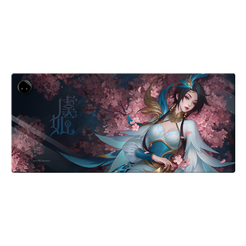 王者荣耀貂蝉虞姬镜加热玻璃鼠标垫桌垫4档控温游戏英雄周边 韵果