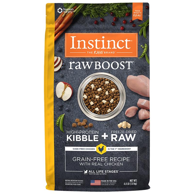 Instinct天然百利狗粮生鲜鸡狗粮