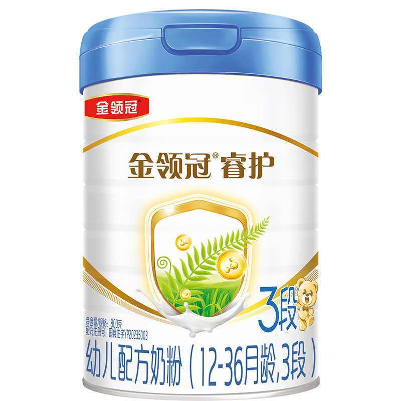 伊利金领冠睿护800g牛奶粉