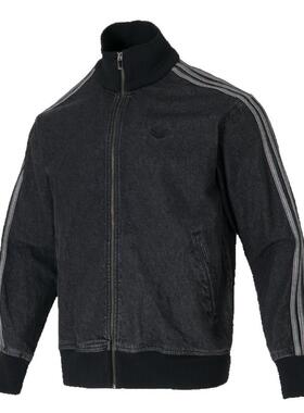 adidas阿迪达斯三叶草男子牛仔夹克2026新款宽松透气休闲衣KD1516