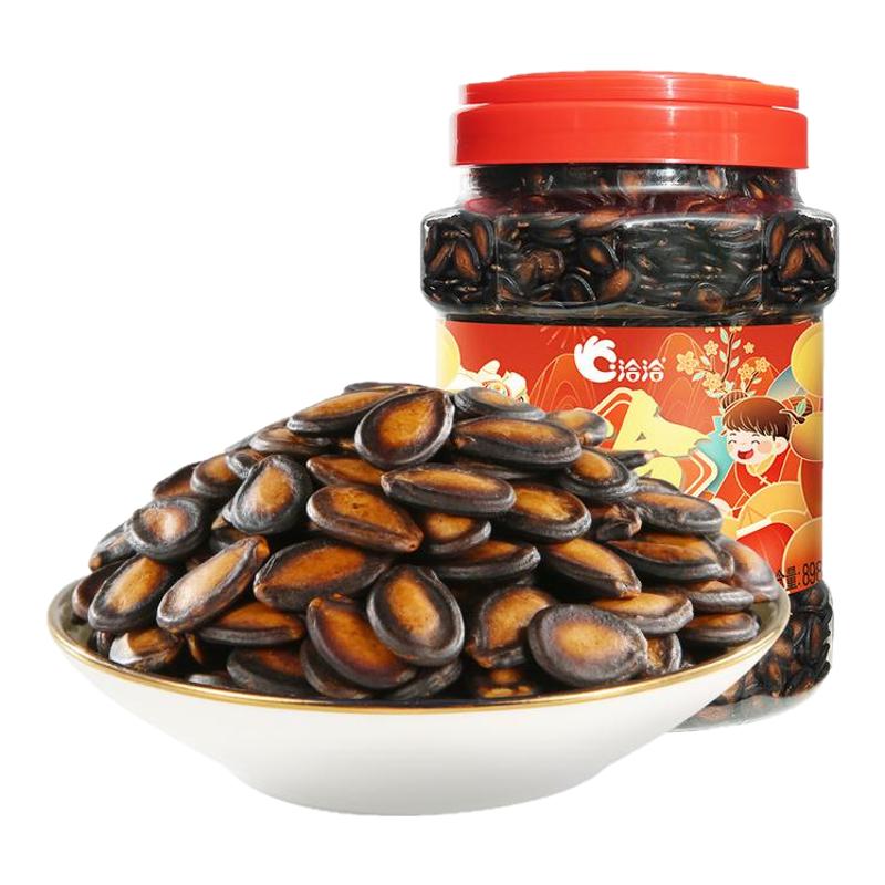 洽洽陈皮甘草味西瓜子998g桶装大片礼罐装黑瓜子小零食品礼盒恰恰