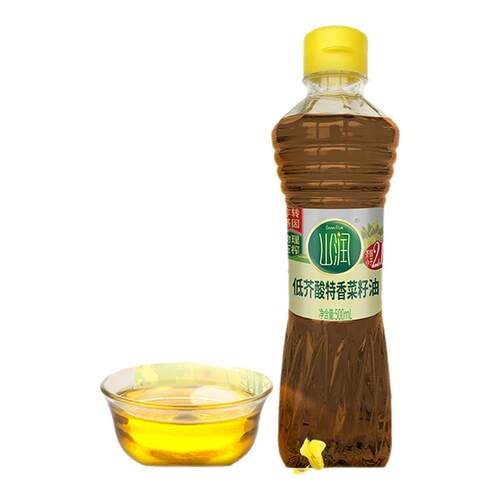 山润低芥酸特香菜籽油500ml