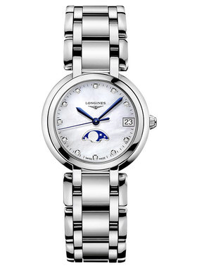 Longines浪琴正品手表心月月相女士新款石英女表L8.115.4.87.6