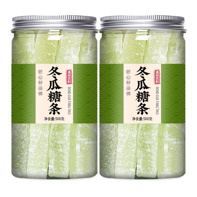 轻山百物冬瓜糖条100g罐装