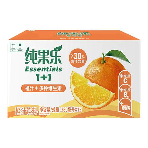 纯果乐380ml*15瓶整箱装