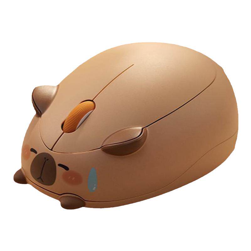 AKKO卡皮巴拉无线蓝牙鼠标超萌可爱迷你小猫办公笔记本电脑通用