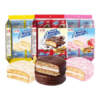 盼盼梅尼耶巧克力派夹心饼干面包