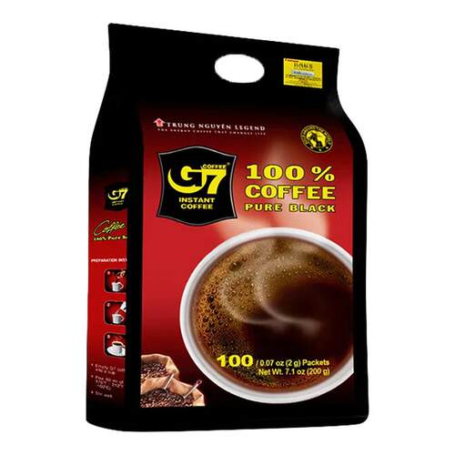 【进口】G7美式黑咖啡100包