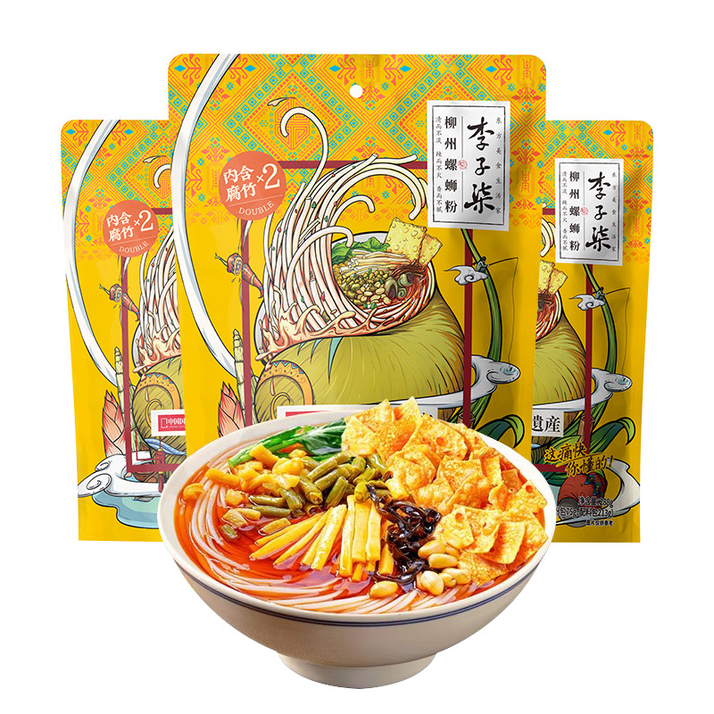 李子柒螺蛳粉288g广西柳州螺蛳粉正宗速食食品螺丝粉夜宵宿舍特产