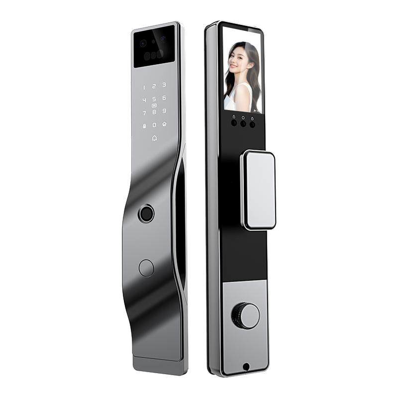 【接入米家APP】因硕智能锁指纹锁远程人脸识别防盗门入户门V12m