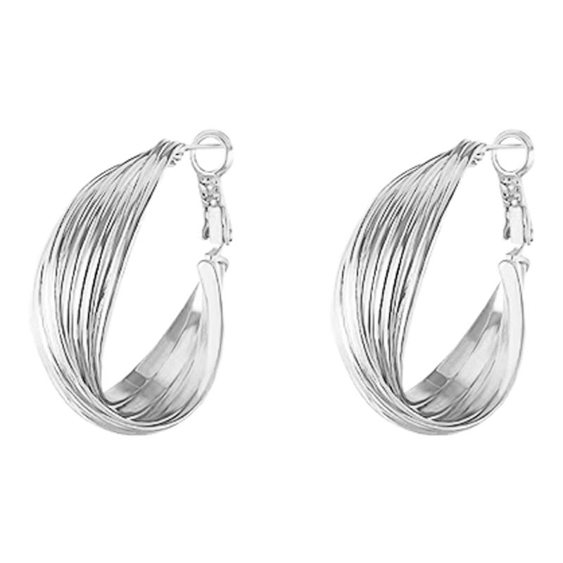 银色轻奢高级感耳环女