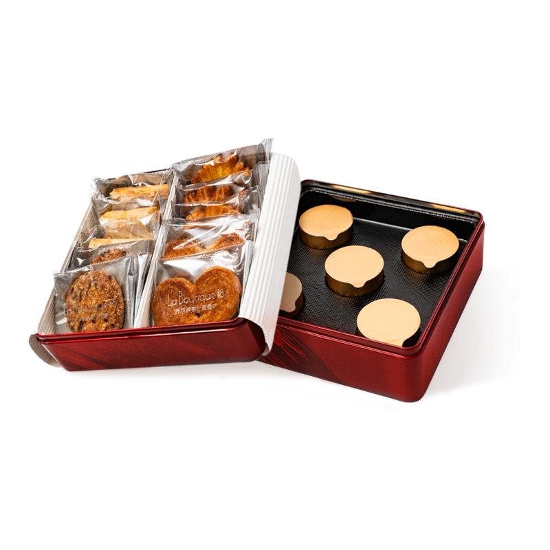 【双11】JR乔尔卢布松蔓越莓曲奇蝴蝶酥四重奏糕点礼盒