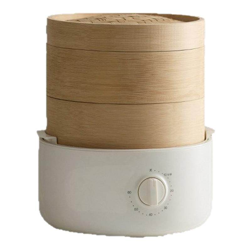 olayks立时竹笼电蒸锅家用多功能蒸煮一体锅小笼包馒头包子早餐机