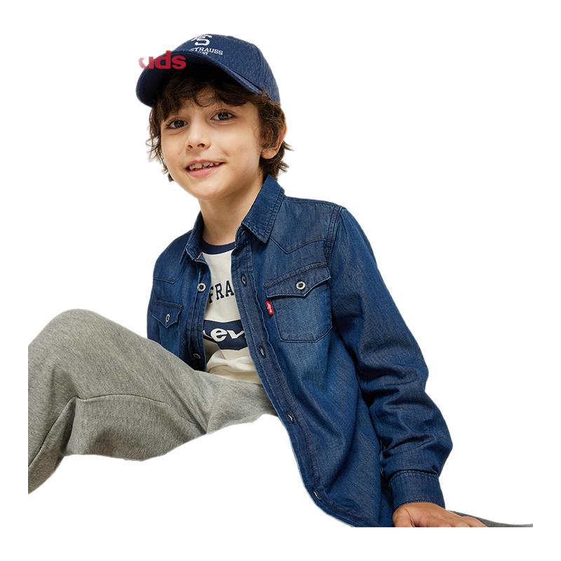 levi's李维斯童装官方男经典牛仔