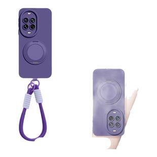 旋转支架适用华为nova15手机壳新款14ultra高级感斜挎长绳13pro全包防摔12液态硅胶9se男女10腕带手8/7软外后