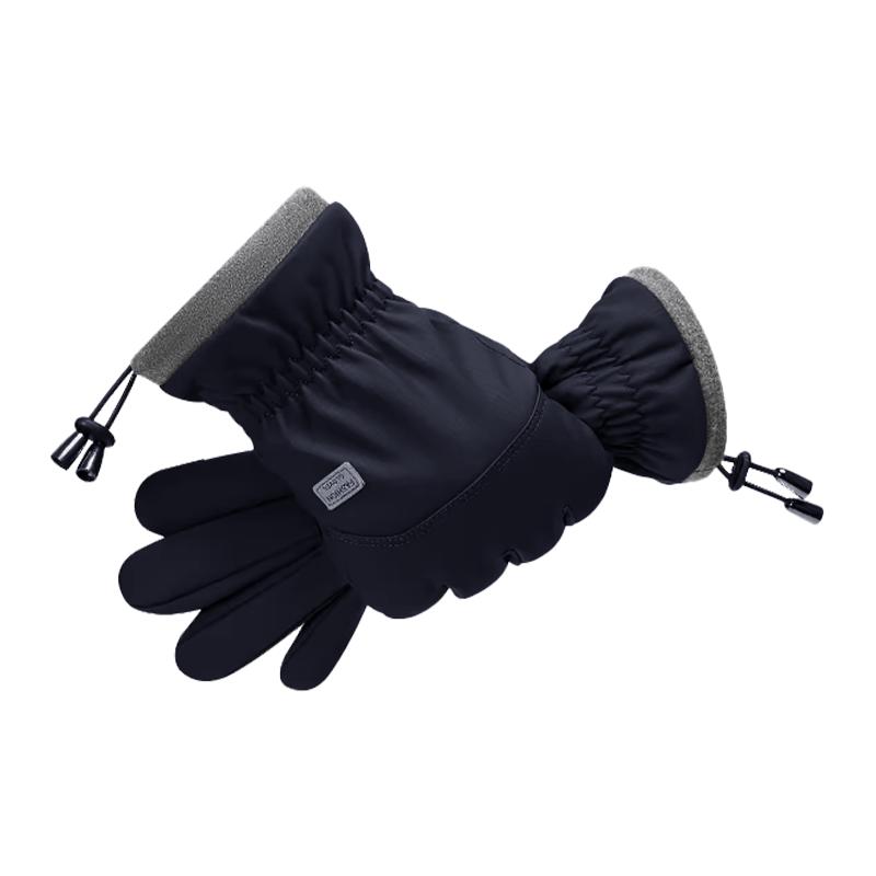 奥康骑行手套加厚男冬季2025新款加绒保暖防风御寒触屏摩托车滑雪