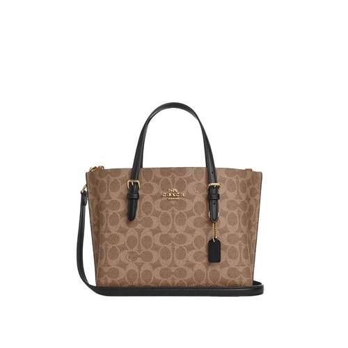 COACH/蔻驰官方 奥莱款女士MOLLIE 25单肩斜挎手提包托特包CV965