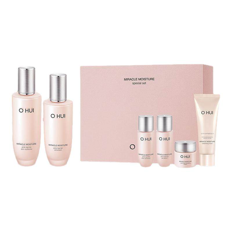 OHUI欧蕙水润水乳护肤品套装补水保湿化妆品轻透礼盒6件套367ml