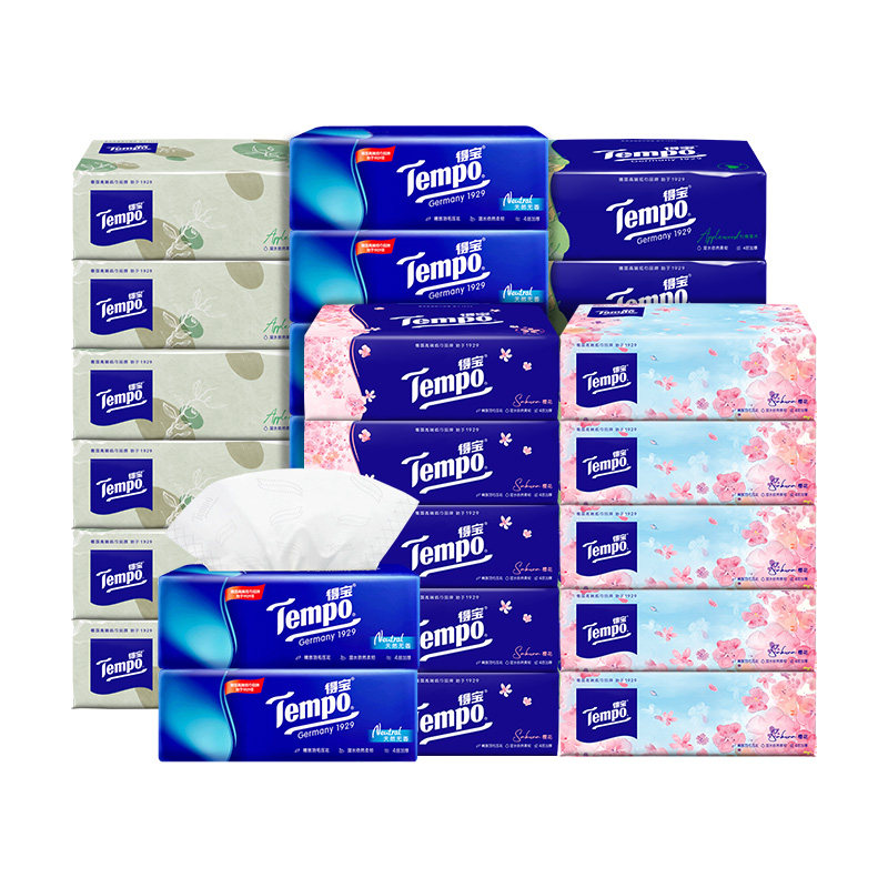 得宝抽纸樱花味抽纸四层加厚面巾纸餐巾纸抽家用实惠装整箱纸巾,洗护清洁剂/卫生巾/纸/香薰,抽纸,淘宝优惠券,粉丝福利购,淘宝优惠卷