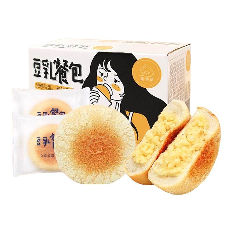 集香草豆乳餐包夹馅吐司面包30天短保早餐办公室充饥糕点休闲零食,零食/坚果/特产,夹心面包,淘宝优惠券,粉丝福利购,淘宝优惠卷