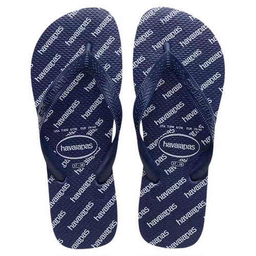 Havaianas男女同款蓝色人字拖