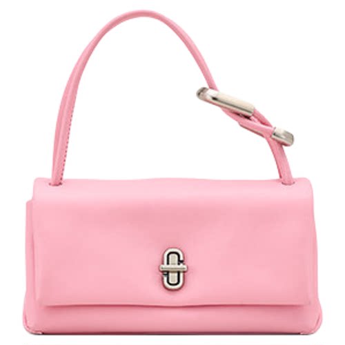 【双11折扣】MARC JACOBS/莫杰 DUAL 迷你牛皮粉色法棍包手提腕包