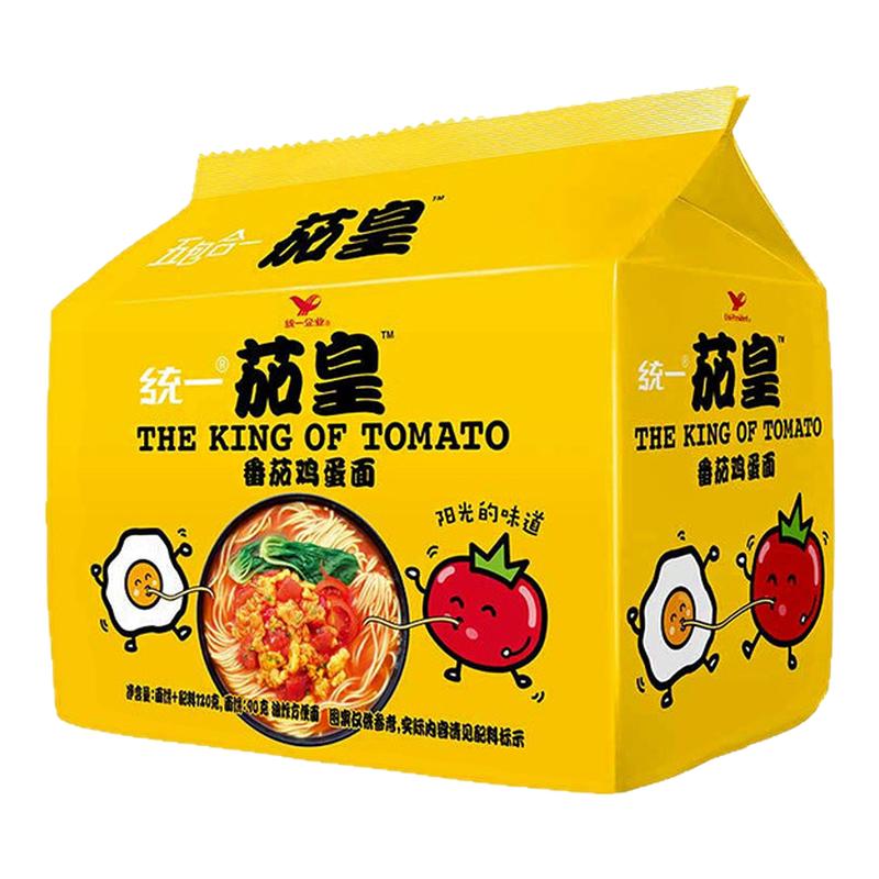 统一茄皇番茄牛肉面泡面方便面