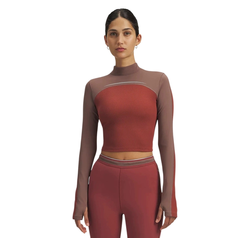 UA安德玛冬季新款Halo女士半高领训练运动长袖紧身衣6005980-688